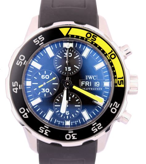 replica watches iwc aquatimer chronograph|iwc schaffhausen chronograph price.